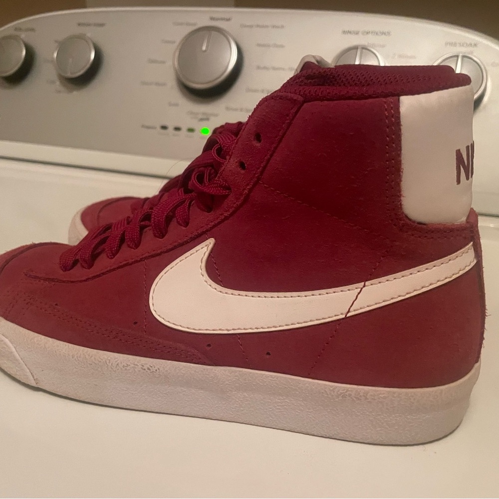Nike Burgundy High-Top Sneakers
